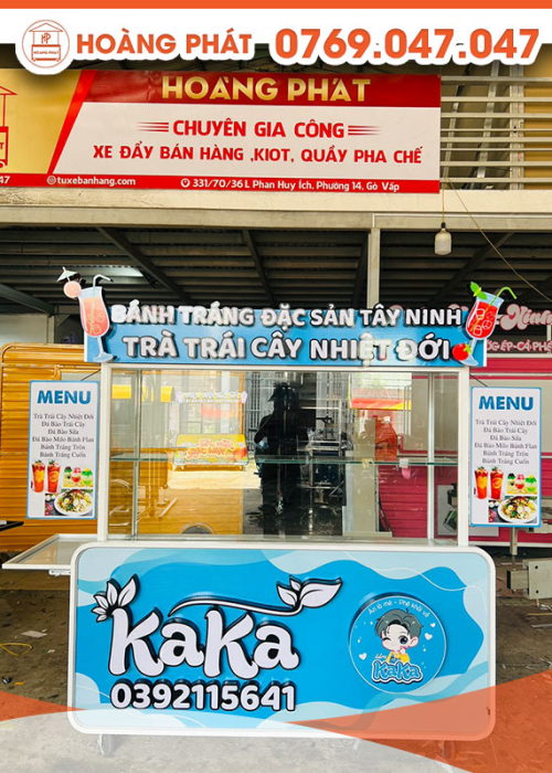 Xe bánh tráng trộn 1m6 x 60 x 2m XBH296