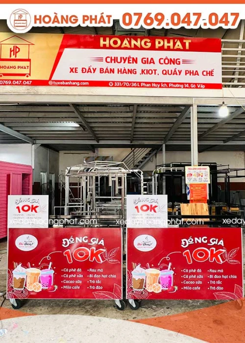 Xe Cà Phê 1m-1m8 x 60 x 2m XCF166