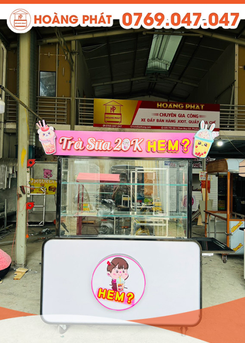 Xe Trà Sữa 1m3 x 60 x 2m XTS238