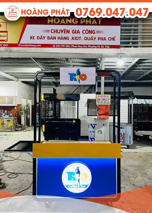 Xe Trà Sữa, Cafe 1m2 x 60 x 2m XTS237