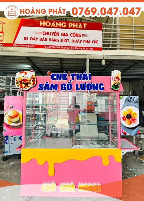 Xe chè Thái, sâm bổ lượng dễ thương 1m6 x 60 x 2m XBH593