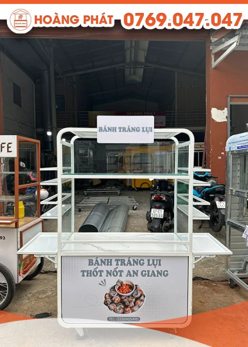 Xe bánh tráng lụi 1m2 x 60 x 2m XBH401