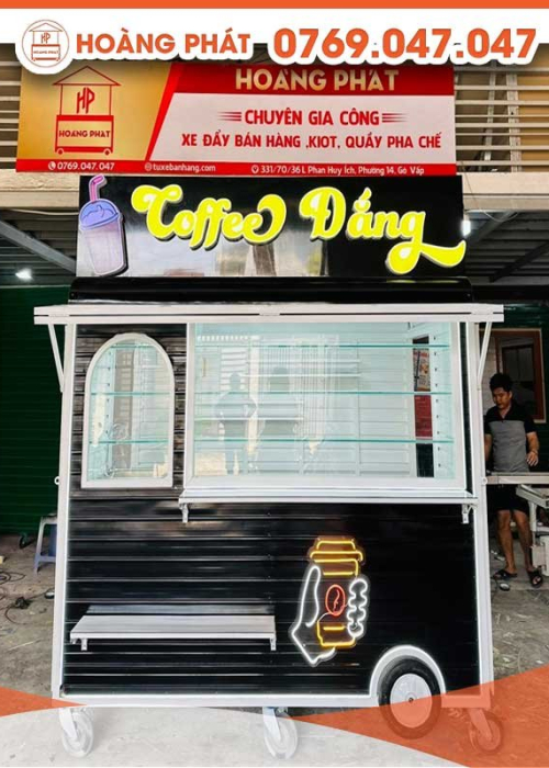 KIOT Cà Phê Hiện Đại 2m3 x 1m5 x 2m K474