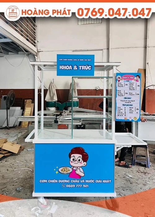 Xe Cơm Chiên Dương Châu 1m x 60 x 2m XBH261