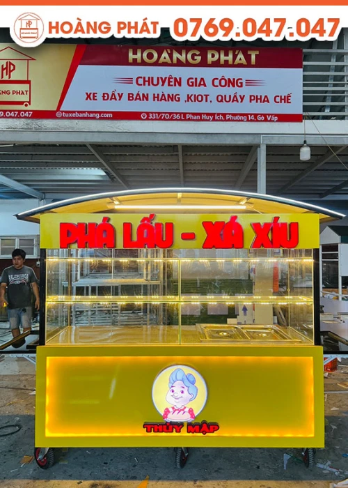 Xe bán phá lấu 2m x 60 XBH368
