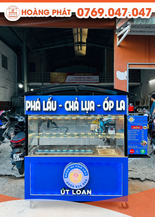 Xe bán phá lấu 1m4 x 60 x 2m XBH393