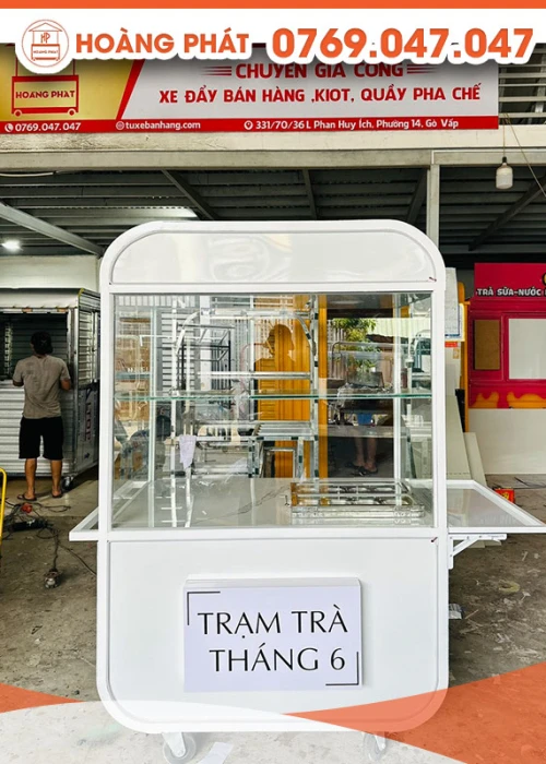 Xe trà 1m2 x 60 x 2m XBH389