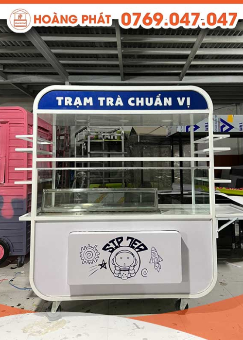 Xe bán trà chanh 1m6 x 60 XBH337