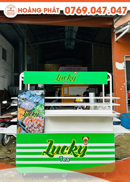 Xe trà Lucky 1m8 x 60 x 2m XBH387