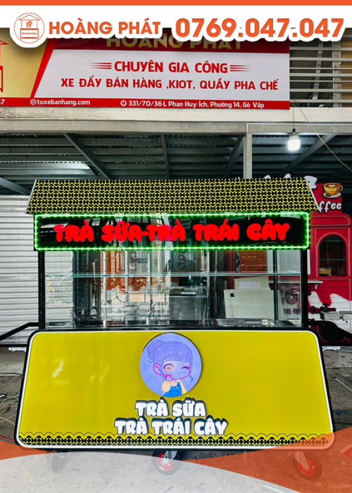 Xe trà sữa 1m8 x 60 XTS317