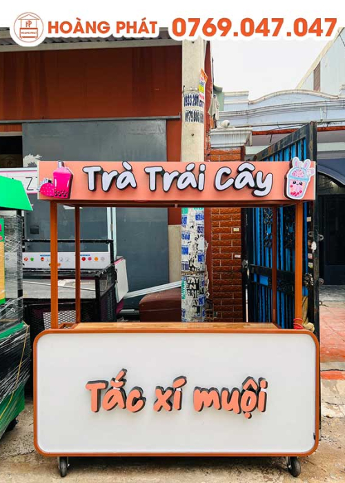 Xe Trà Tắc Trái Cây 1m-1m8 x 60 x 2m XTS11