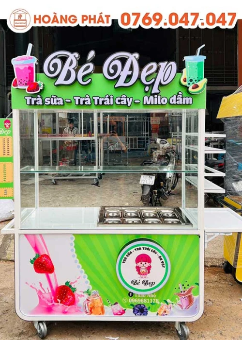 Xe Trà Sữa, Trái Cây 1m-1m8 x 60 x 2m XTS05