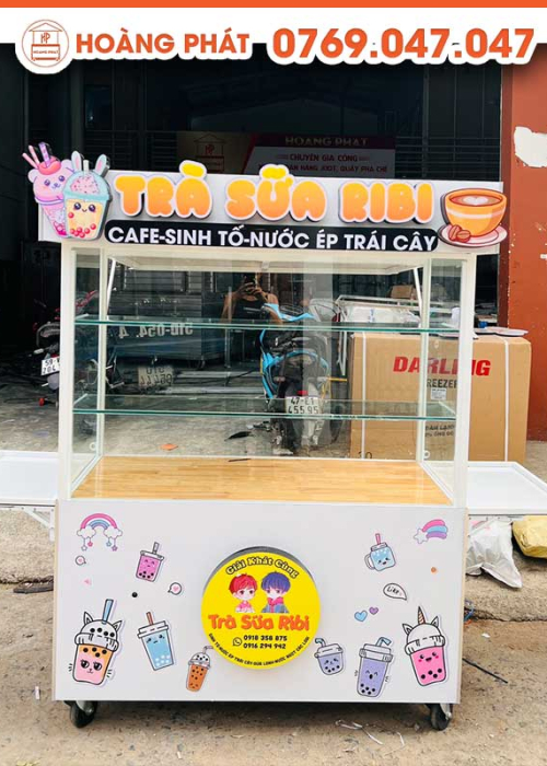 Xe Trà Sữa 1m-1m8 x 60 x 2m XTS32