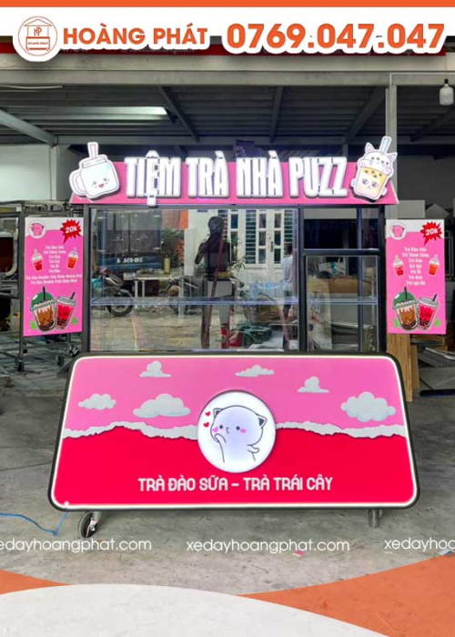 Xe Trà Sữa 1m-1m8 x 60 x 2m XTS39