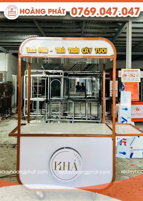 Xe Trà Sữa 1m-1m8 x 60 x 2m XBH68