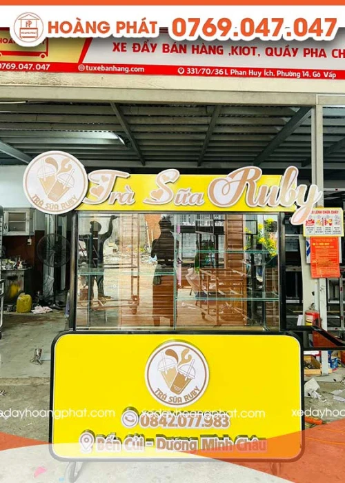 Xe Trà Sữa 1m-1m8 x 60 x 2m XBH70