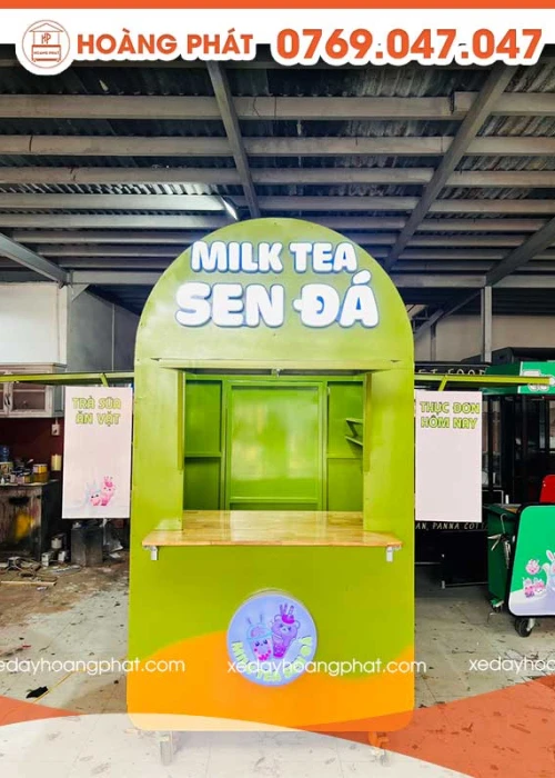 Xe Trà Sữa 1m-1m8 x 60 x 2m XBH66