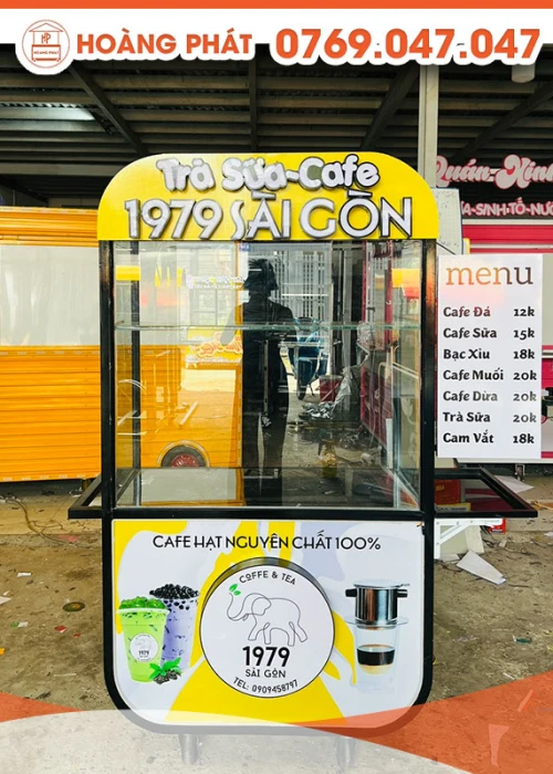 Xe trà sữa cà phê 1m x 60 XTS301 